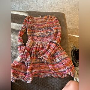 Free People Fit and Flare Sweater Dress